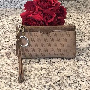 Authentic Dooney & Bourke wristlet